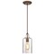 Westinghouse Pendant 60W Mini Carmen Barnwood Clear, Textured Glass 6371300 - alternate 1